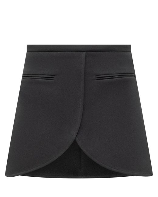 Courreges Black Courreges Ellipse Miniskirt