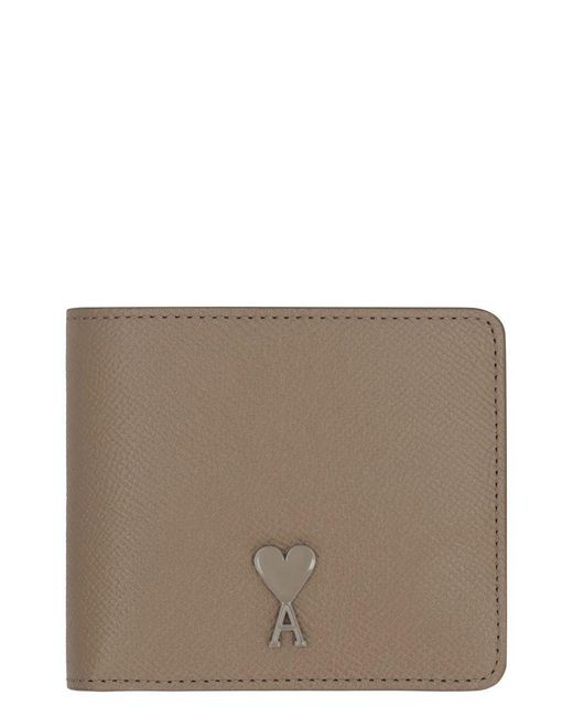 AMI Natural Leather Wallet for men