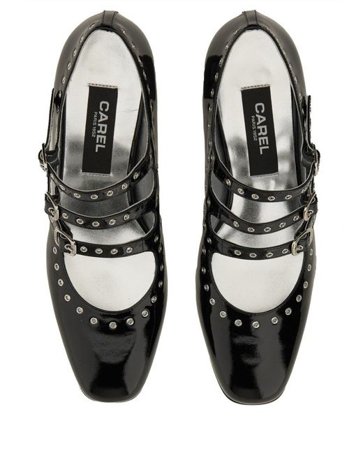 CAREL PARIS Black Pump Mary Jane "Camden"