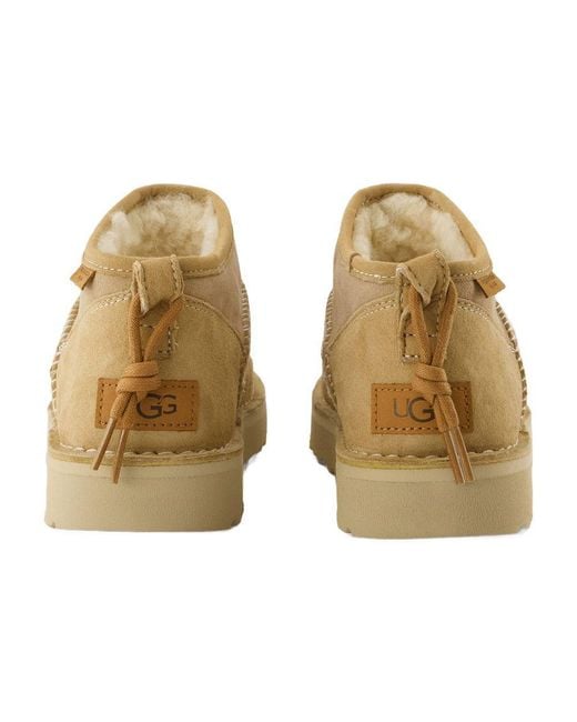 Ugg Brown W Ultra Mini Crafted Regenerate Boots