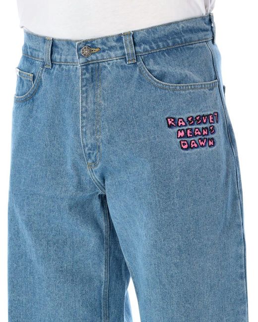 Rassvet (PACCBET) Blue R.M.D. Baggy Jeans for men