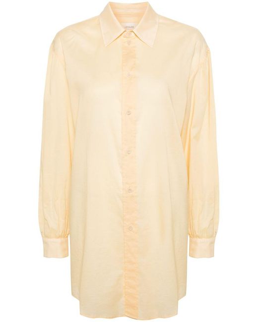 Lemaire Natural Light Straight Collar Shirt Clothing
