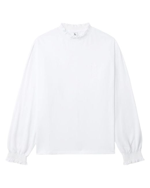 Random Identities White Ls T-Shirt With Bra Logo for men