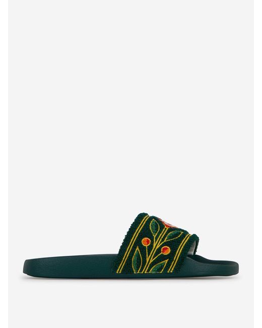 Casablancabrand Green Terry Laurel Sandals for men