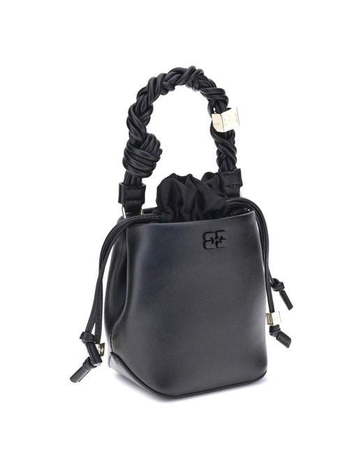 Ganni Black Bucket Bags