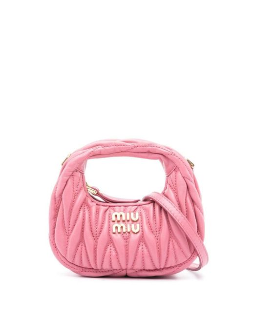 Miu Miu Pink Micro Wander Bag