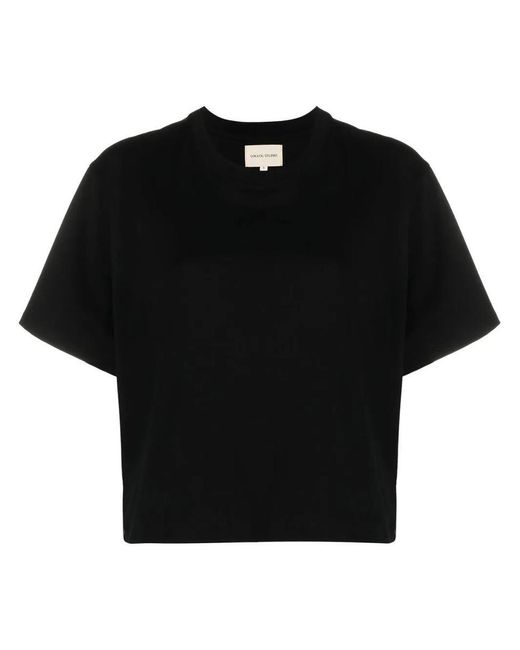 Loulou de Saison Black Telanto Cotton Tshirt
