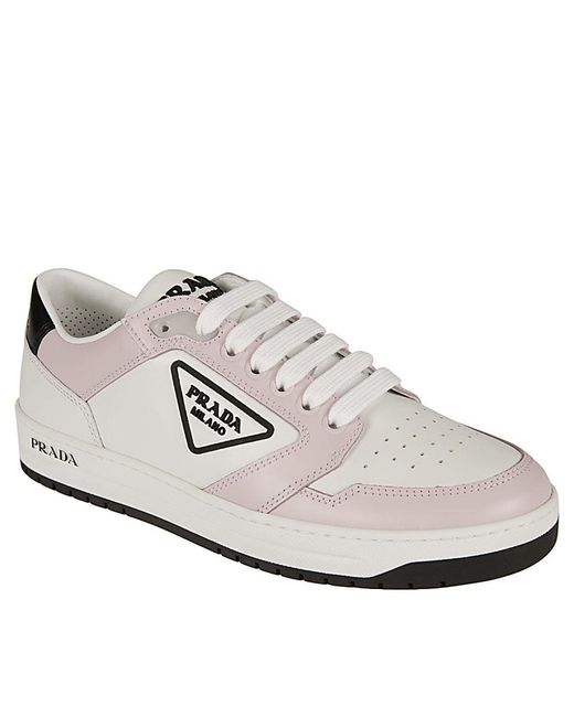 white sneakers prada