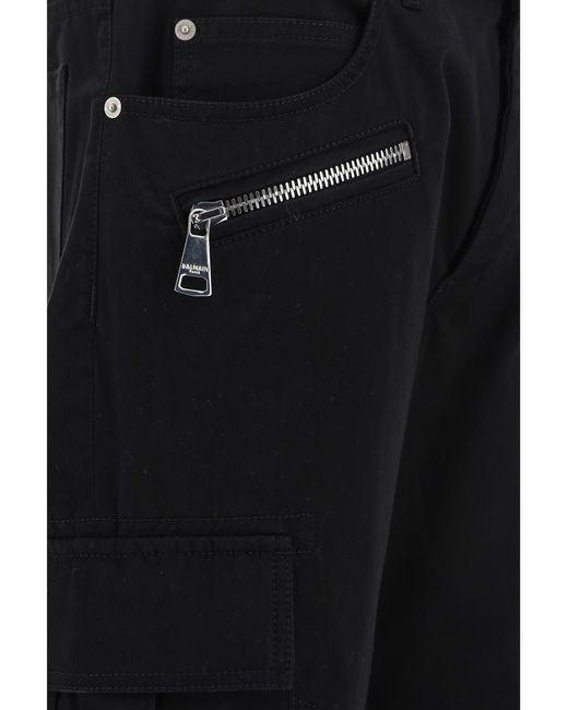 Balmain Black Pantaloni for men