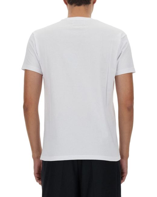 Vivienne Westwood White Orb Logo T-shirt for men