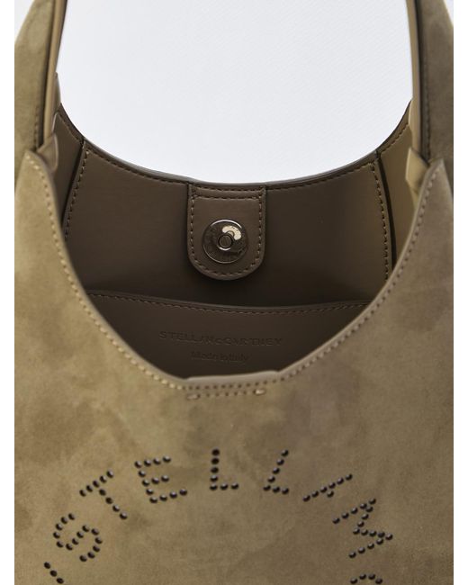 Stella McCartney Natural Hobo Bag With Logo