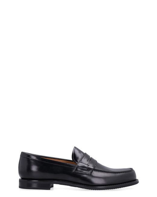 Church's Black Gateshead Leather Loafers for men