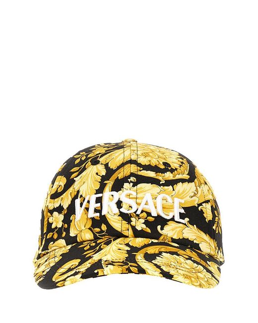 Versace Metallic Hats for men