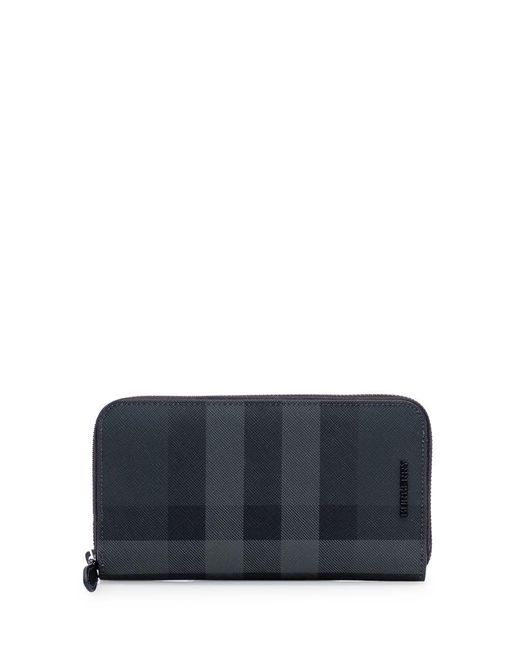 Burberry Blue Check Wallet