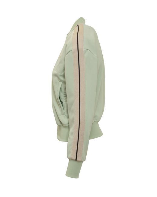 Palm Angels Green Track Bomber Jacket