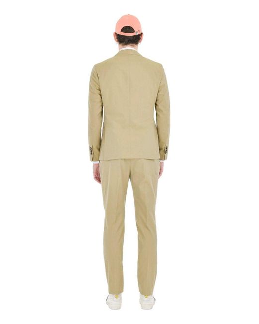 Manuel Ritz Natural Double-Breasted Suit for men