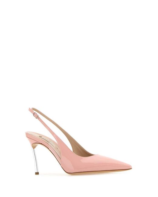 Casadei Pink Heeled Shoes