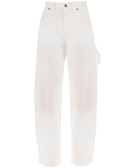 DARKPARK White 'audrey' Cargo Jeans