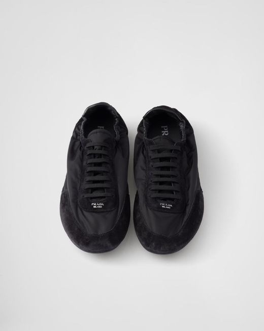 Prada White "Collapse" Sneakers