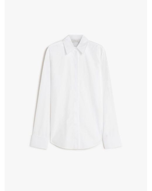 Sportmax White Poplin Shirt