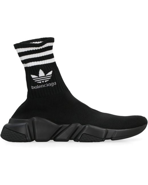 Balenciaga Black X Adidas "speed" Sneakers