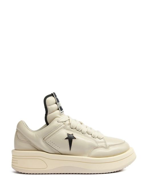 Rick Owens DRKSHDW x Converse White "Turbowpn Ox" Sneaker