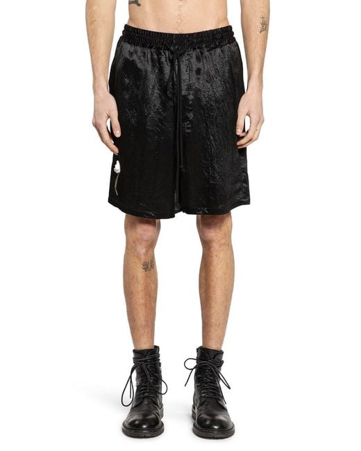 Song For The Mute Black Shorts & Skirts for men