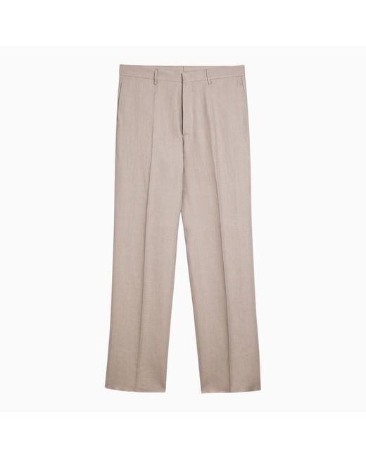 Tagliatore Natural Taupe Trousers for men