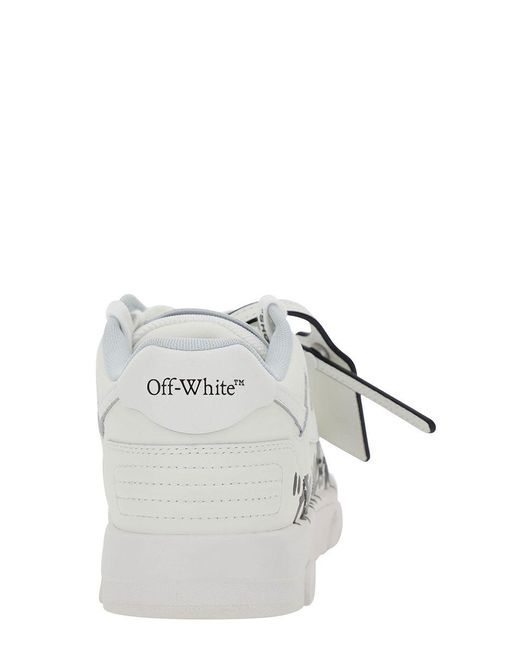Off-White c/o Virgil Abloh White 'Out Of Office For Walking' Low Top Sneakers