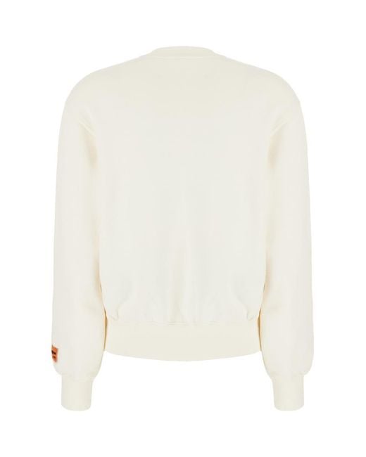 Heron Preston White Sweatshirts