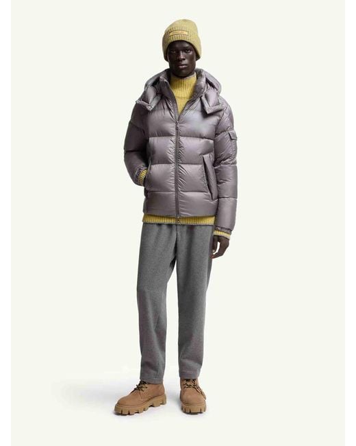 Moncler Gray Couyere Short Down Jacket for men