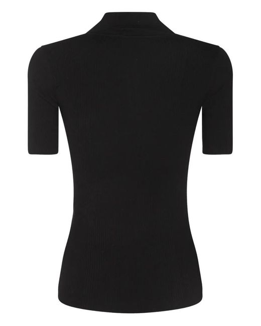 Elisabetta Franchi Black T-Shirts And Polos