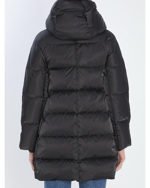 Herno Black A-shape Puffer Jacket