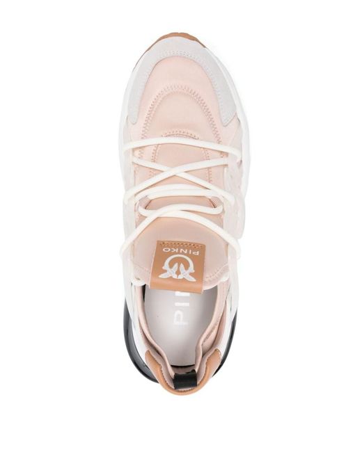 Pinko White Sneakers Pink