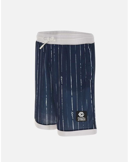 Marcelo Burlon Blue Shorts for men