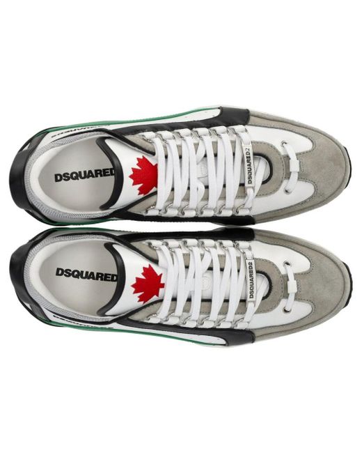 DSquared² Legendary White Green Sneaker for men