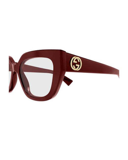 Gucci Brown Gg1847O Linea Emblem Eyeglasses