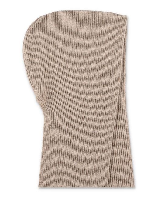 Studio Nicholson Gray Hooded Scarf