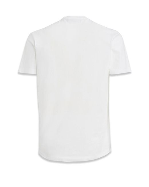 DSquared² White T-Shirt With Logo for men