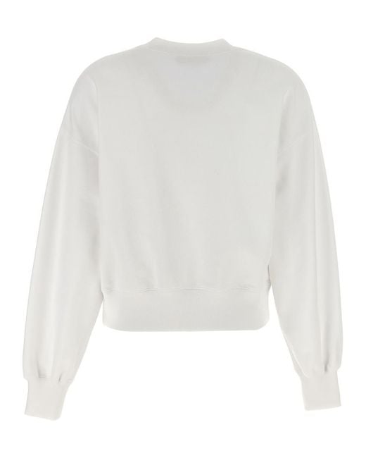 Gucci White Web' Sweatshirt