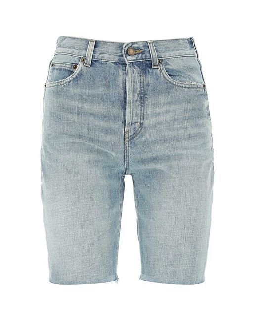 Saint Laurent Blue Shorts