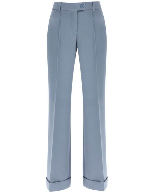 Acne Blue Flared Tailored Pants