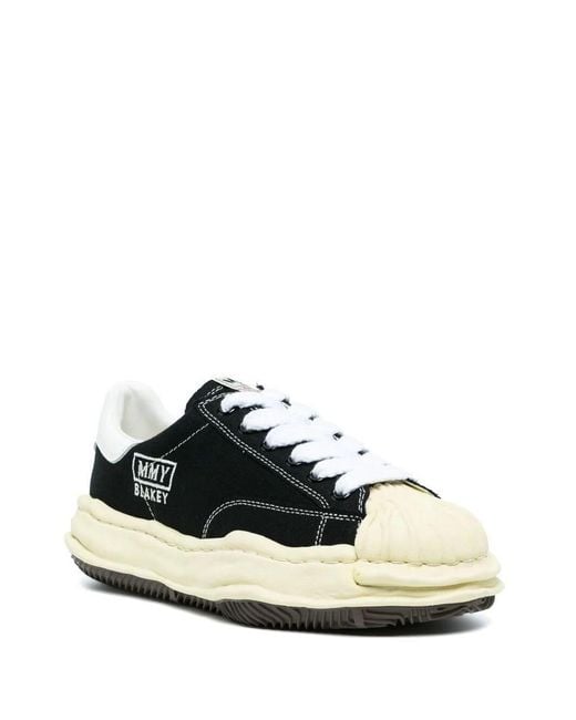 Maison Mihara Yasuhiro Black Blakey Low Sneakers Shoes for men