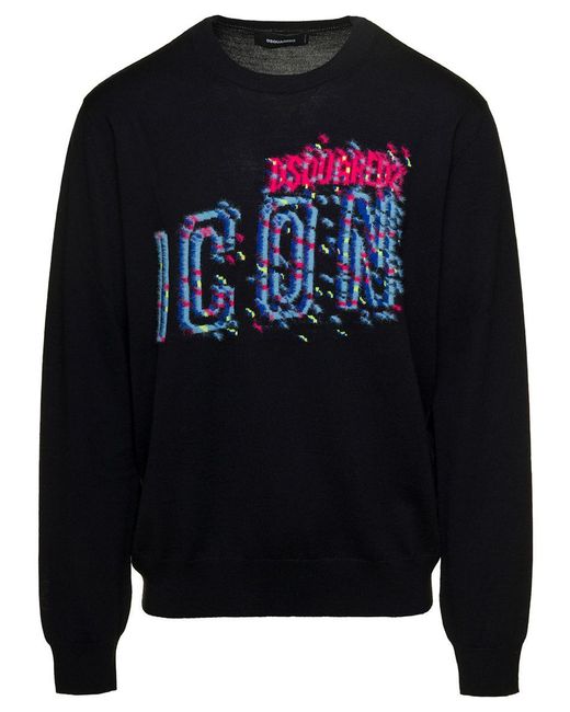 DSquared² Blue Sweater "icon" for men