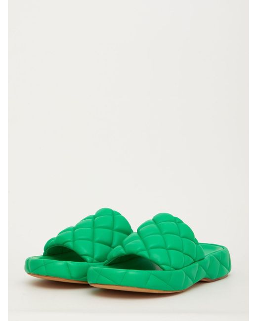 Bottega Veneta Padded Green Sandals for men
