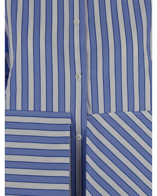 J.W. Anderson Blue Striped Shirt
