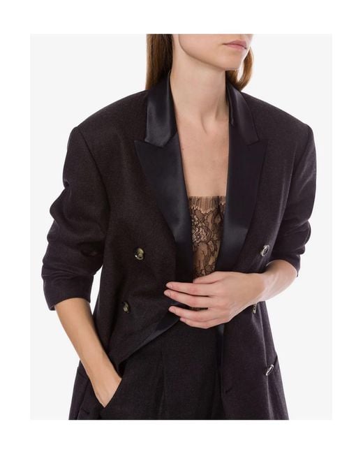Alberta Ferretti Black Blazers
