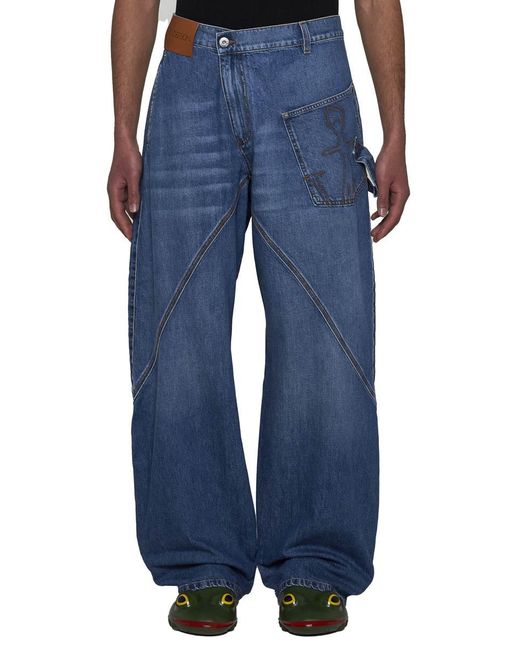 J.W. Anderson Blue Jw Anderson Jeans for men