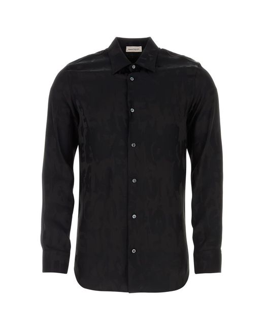 Alexander McQueen Black Camicia-15+ for men