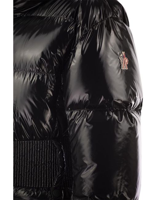 3 MONCLER GRENOBLE Black Rochers - Hooded Down Jacket